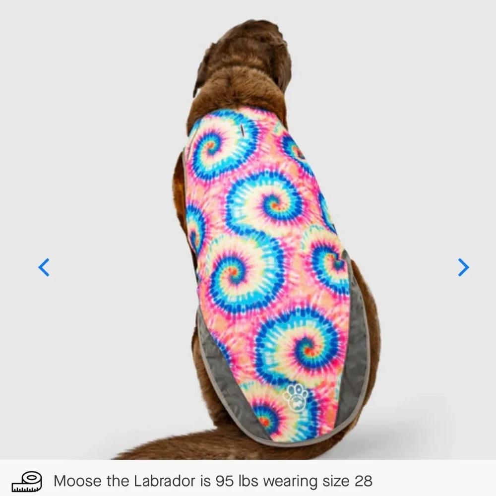 Canada Pooch Chill Seeker Cooling Vest - Tie-dye - Size 20
